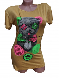Tricou dama cu maneca scurta cod x0211 - Img 2