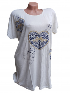 Tricou dama cu maneca scurta cod x0268 - Img 2