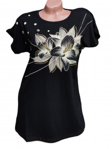 Tricou dama cu maneca scurta cod x0308 - Img 2