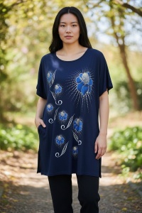 Tricou dama cu maneca scurta, marimi pana la 10xl