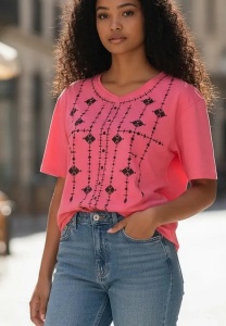 Tricou dama cu maneca scurta, marimi pana la 5xl