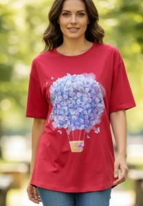 Tricou dama cu maneca scurta, marimi pana la 5xl
