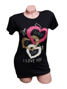 Tricou dama din bumbac model nou cod x1301