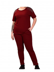 Bluza calitativa de dama din in cod T618 - Img 2