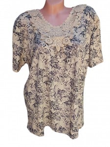 bluza dama eleganta cu maneca scurta model nou cod L20667 - Img 1