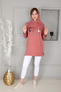 hanorac dama din bumbac model nou cod L8536 - Img 2