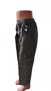 pantaloni ce imita inul cod a5330