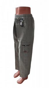 pantaloni ce imita inul cod a5331 - Img 2