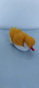 Pasarica din mohair lucrata manual cod k415 - Img 3