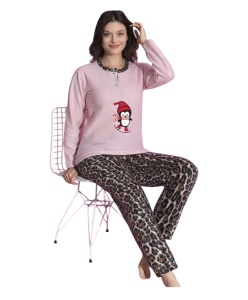 Pijama groasa din polar pentru dama COD PJ-357