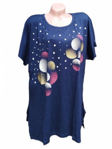 Tricou dama calitativ cu maneca scurta cod x0314 - Img 1