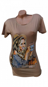 tricou dama cu maneca scurta cod m3306