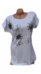 tricou dama cu maneca scurta cod m3319