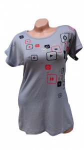 tricou dama cu maneca scurta cod m3335