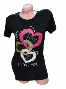Tricou dama cu maneca scurta cod x0222 - Img 2