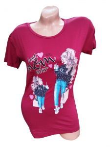 Tricou dama cu maneca scurta cod x0236 - Img 2