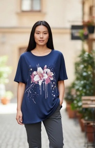 Tricou dama cu maneca scurta, marimi pana la 10xl