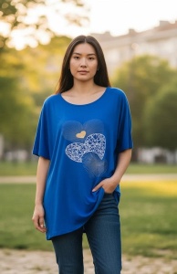 Tricou dama cu maneca scurta, marimi pana la 10xl