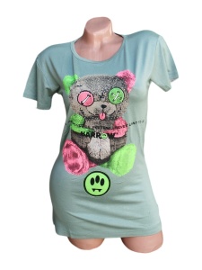 Tricou dama din bumbac model nou cod x1209