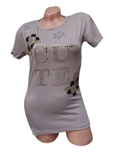 Tricou dama din bumbac model nou cod x1237