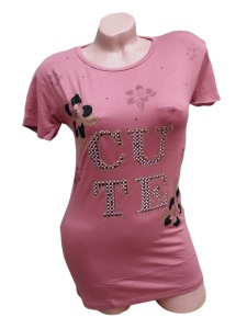 Tricou dama din bumbac model nou cod x2862