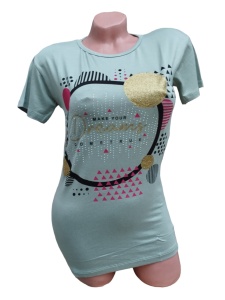 Tricou dama din bumbac model nou cod x2872