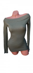 Bluza calitativa de dama din tricot subtire cod T613 - Img 2