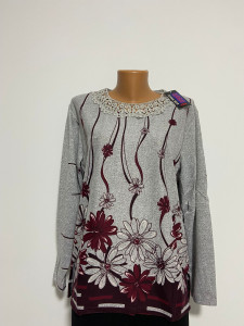 Bluza calitativa de dama subtire cod T662 - Img 2