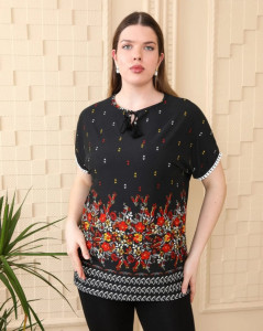 bluza dama cu maneca scurta cod n1663 - Img 1