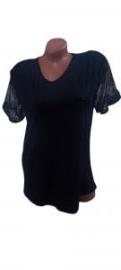 bluza dama eleganta cu maneca scurta model nou cod L19078 - Img 2