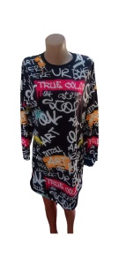 Hanorac bumbac de dama stil rochita cod x1483