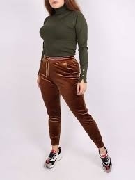 Pantaloni catifea cu blanita pe interior cod x3892