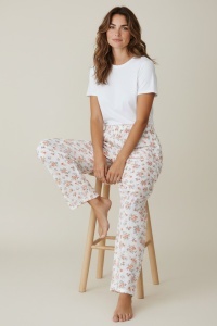 Pantaloni de pijama din bumbac pentru dama COD PNT-029