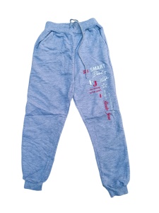 Pantaloni lungi de trening din bumbac pentru copii cod x10057