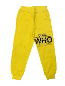 Pantaloni lungi de trening din bumbac pentru copii cod x10067