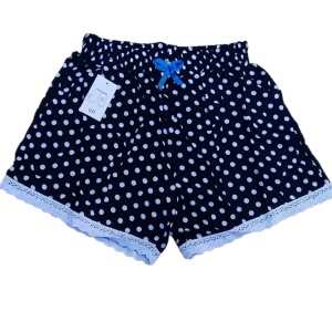 Pantaloni scurti inflorati din panza model nou cod x5342