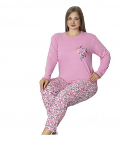 pijama dama bumbac 100% model nou cod L74816 - Img 2