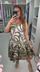 Rochie dama fabricatie Italia, croiala moderna, usoara si eleganta