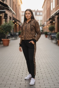 Trening dama casual cu pantaloni lungi