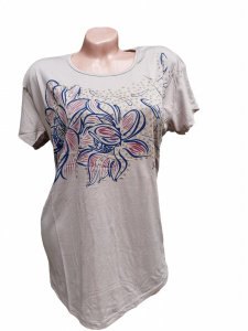 Tricou dama calitativ cu maneca scurta cod x0305 - Img 1