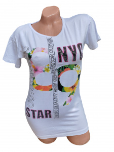Tricou dama cu maneca scurta cod x0232 - Img 2