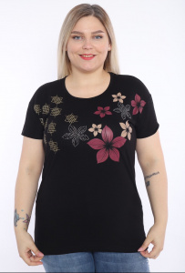 Tricou dama cu maneca scurta cod x0242 - Img 2