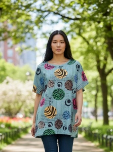 Bluza dama casual, lejera, cu maneca scurta, marimi pana la 6xl
