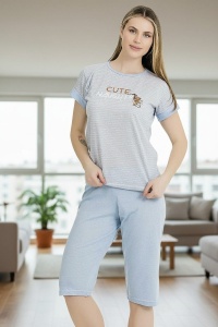 Compleu dama cu maneca scurta din tricot