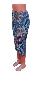 Pantaloni 3 sfert vaporosi de vara pentru dama cod x5383