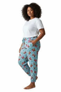 Pantaloni de pijama din bumbac pentru dama COD PNT-026