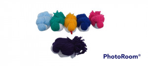Pasarica din mohair lucrata manual cod k459 - Img 7