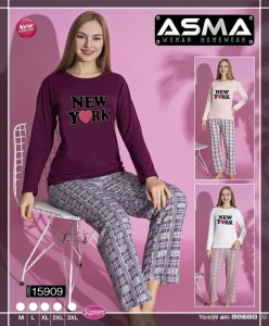 Pijama dama cu maneca lunga cod x6141