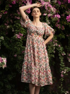 Rochie de vara cu diferite imprimeuri model nou cod x5691