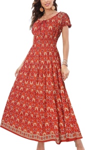 Rochie de vara cu diferite imprimeuri model nou cod x5701